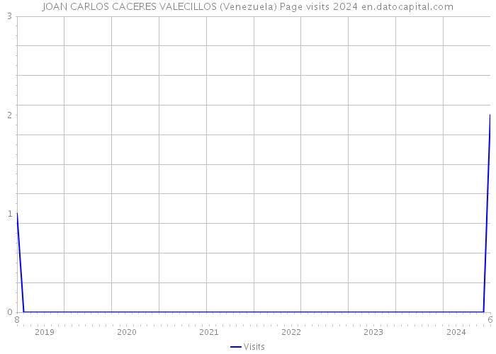 JOAN CARLOS CACERES VALECILLOS (Venezuela) Page visits 2024 