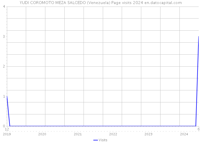 YUDI COROMOTO MEZA SALCEDO (Venezuela) Page visits 2024 