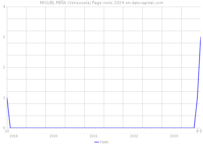 MIGUEL PEÑA (Venezuela) Page visits 2024 