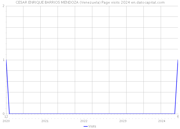 CESAR ENRIQUE BARRIOS MENDOZA (Venezuela) Page visits 2024 