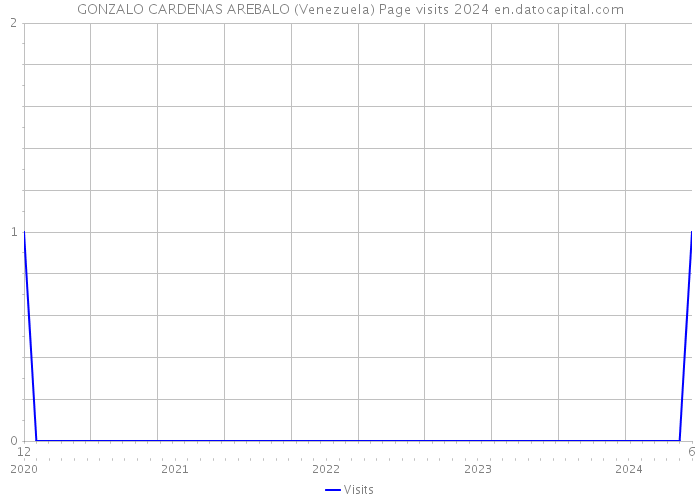 GONZALO CARDENAS AREBALO (Venezuela) Page visits 2024 