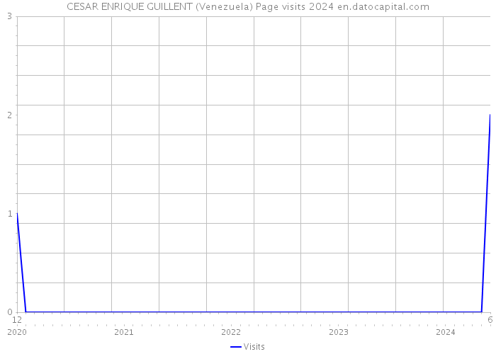 CESAR ENRIQUE GUILLENT (Venezuela) Page visits 2024 