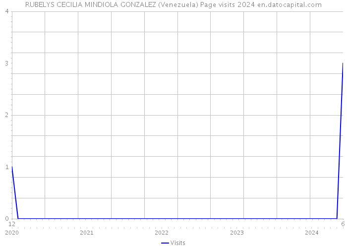 RUBELYS CECILIA MINDIOLA GONZALEZ (Venezuela) Page visits 2024 