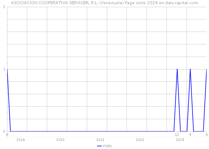 ASOCIACION COOPERATIVA SERVIGER, R.L. (Venezuela) Page visits 2024 