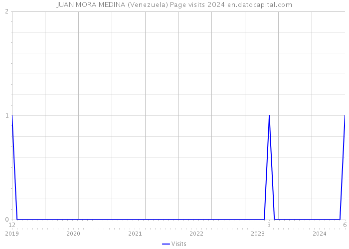 JUAN MORA MEDINA (Venezuela) Page visits 2024 