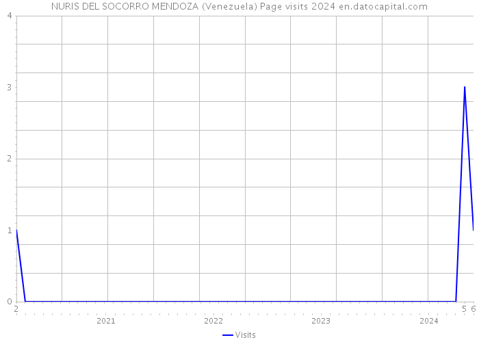 NURIS DEL SOCORRO MENDOZA (Venezuela) Page visits 2024 