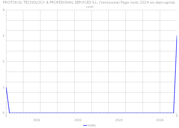 PROTOKOL TECNOLOGY & PROFESIONAL SERVICES S.L. (Venezuela) Page visits 2024 