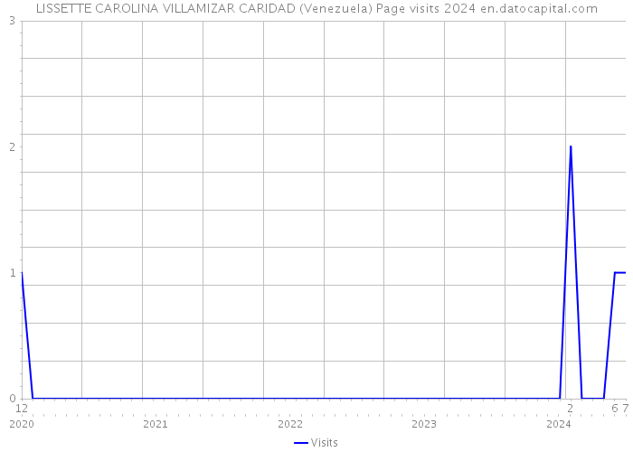 LISSETTE CAROLINA VILLAMIZAR CARIDAD (Venezuela) Page visits 2024 