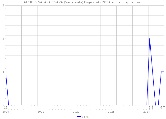ALCIDES SALAZAR NAVA (Venezuela) Page visits 2024 