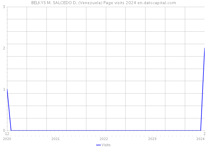 BELKYS M. SALCEDO D. (Venezuela) Page visits 2024 