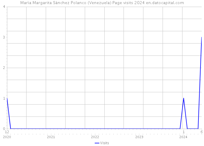 Marìa Margarita Sànchez Polanco (Venezuela) Page visits 2024 