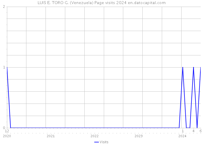 LUIS E. TORO G. (Venezuela) Page visits 2024 