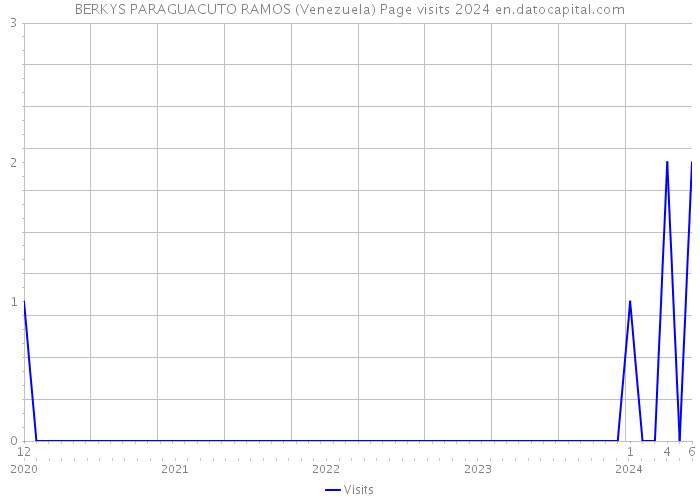 BERKYS PARAGUACUTO RAMOS (Venezuela) Page visits 2024 