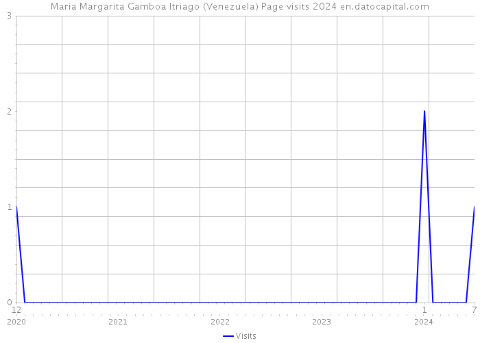 Maria Margarita Gamboa Itriago (Venezuela) Page visits 2024 
