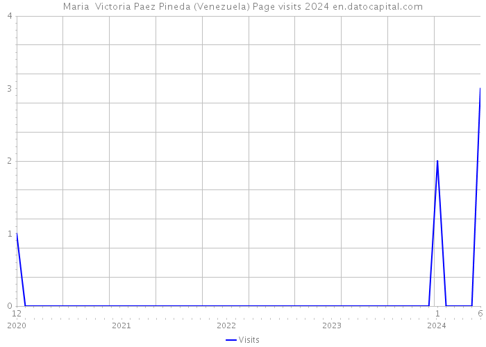 Maria Victoria Paez Pineda (Venezuela) Page visits 2024 