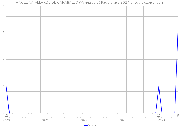 ANGELINA VELARDE DE CARABALLO (Venezuela) Page visits 2024 