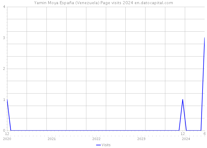 Yamin Moya España (Venezuela) Page visits 2024 