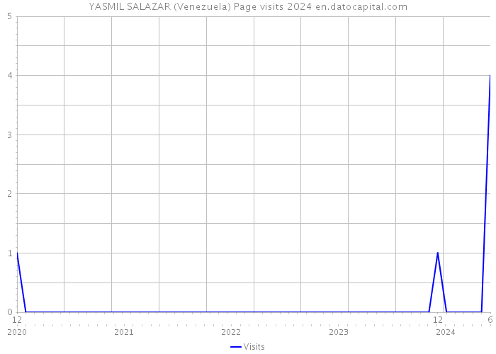 YASMIL SALAZAR (Venezuela) Page visits 2024 