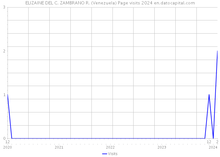 ELIZAINE DEL C. ZAMBRANO R. (Venezuela) Page visits 2024 