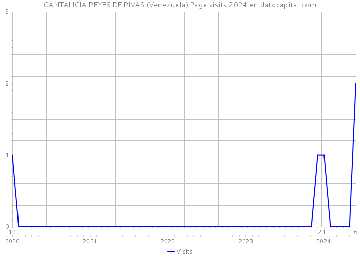 CANTALICIA REYES DE RIVAS (Venezuela) Page visits 2024 