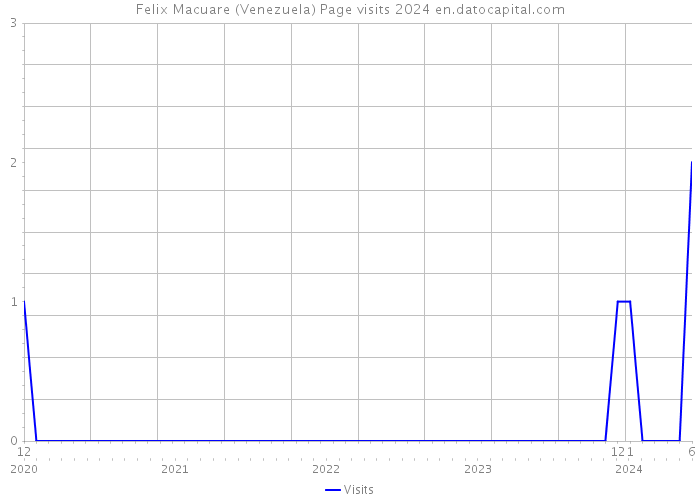Felix Macuare (Venezuela) Page visits 2024 