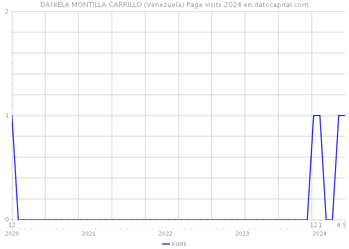 DANIELA MONTILLA CARRILLO (Venezuela) Page visits 2024 
