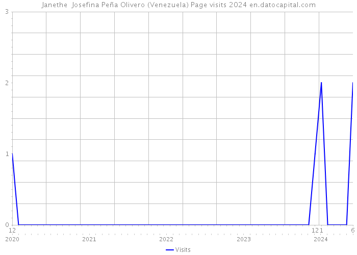 Janethe Josefina Peña Olivero (Venezuela) Page visits 2024 