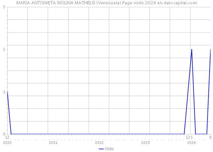 MARIA ANTONIETA MOLINA MATHEUS (Venezuela) Page visits 2024 