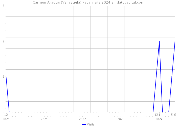 Carmen Araque (Venezuela) Page visits 2024 