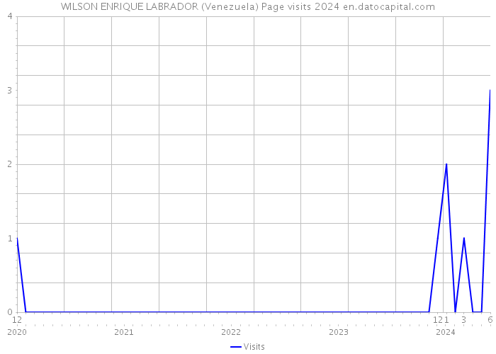 WILSON ENRIQUE LABRADOR (Venezuela) Page visits 2024 