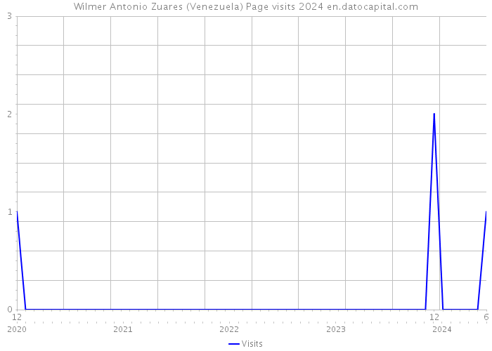 Wilmer Antonio Zuares (Venezuela) Page visits 2024 