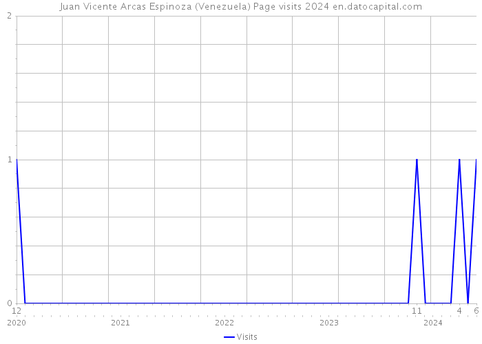 Juan Vicente Arcas Espinoza (Venezuela) Page visits 2024 