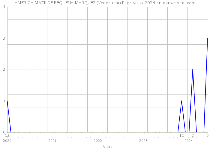AMERICA MATILDE REQUENA MARQUEZ (Venezuela) Page visits 2024 