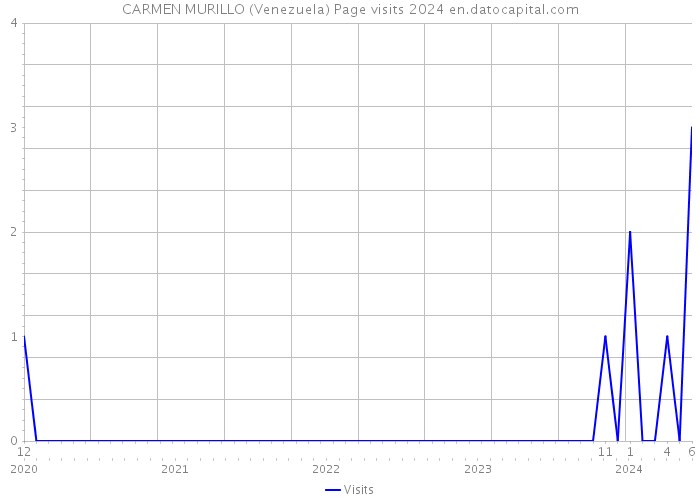 CARMEN MURILLO (Venezuela) Page visits 2024 