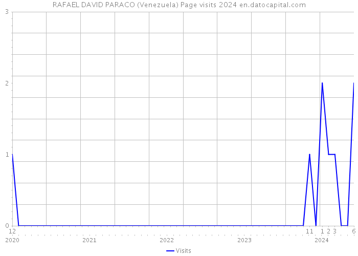 RAFAEL DAVID PARACO (Venezuela) Page visits 2024 