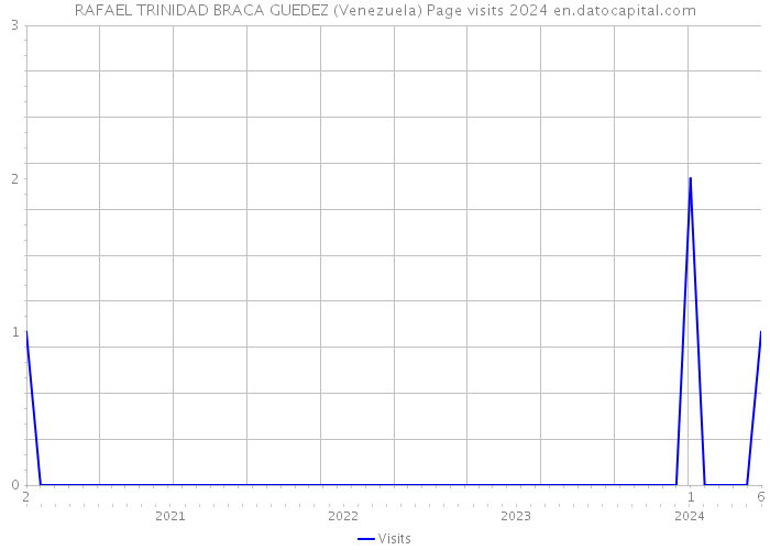 RAFAEL TRINIDAD BRACA GUEDEZ (Venezuela) Page visits 2024 