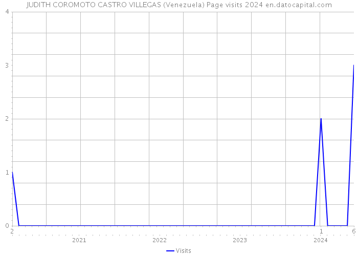 JUDITH COROMOTO CASTRO VILLEGAS (Venezuela) Page visits 2024 