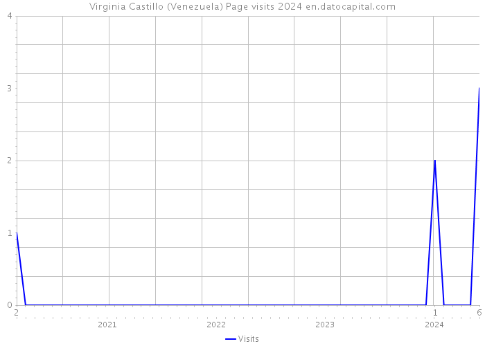 Virginia Castillo (Venezuela) Page visits 2024 
