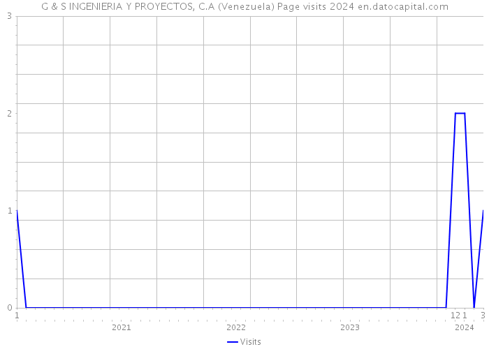 G & S INGENIERIA Y PROYECTOS, C.A (Venezuela) Page visits 2024 