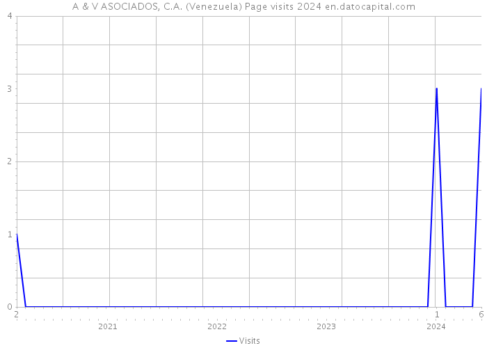 A & V ASOCIADOS, C.A. (Venezuela) Page visits 2024 
