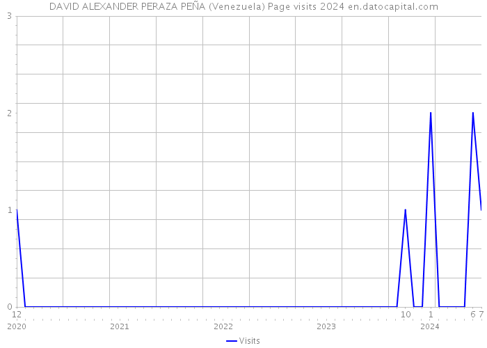 DAVID ALEXANDER PERAZA PEÑA (Venezuela) Page visits 2024 