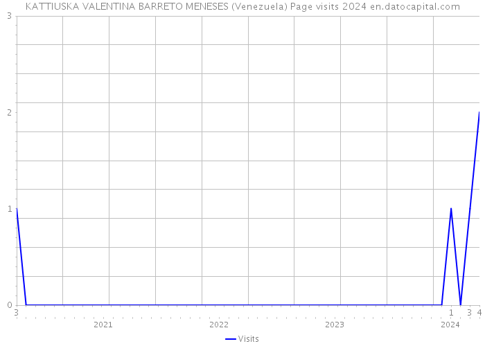 KATTIUSKA VALENTINA BARRETO MENESES (Venezuela) Page visits 2024 