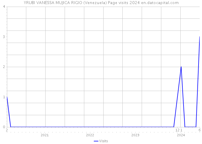 YRUBI VANESSA MUJICA RIGIO (Venezuela) Page visits 2024 