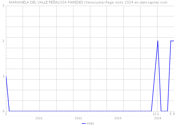 MARIANELA DEL VALLE PEÑALOZA PAREDES (Venezuela) Page visits 2024 