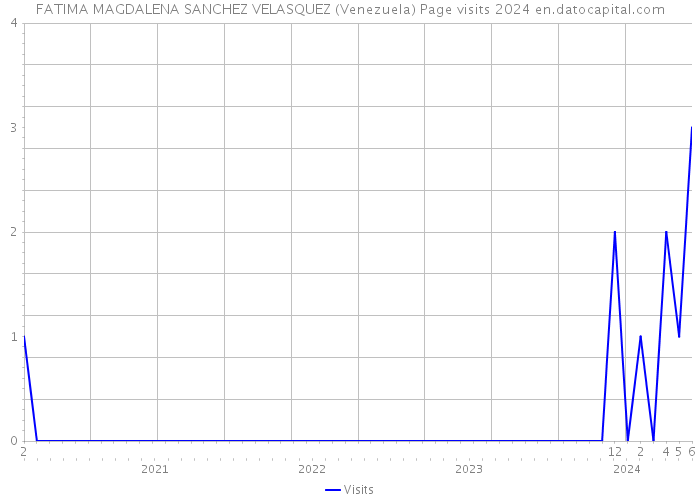 FATIMA MAGDALENA SANCHEZ VELASQUEZ (Venezuela) Page visits 2024 