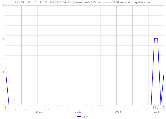 OSWALDO COBARRUBIO GONZALEZ (Venezuela) Page visits 2024 