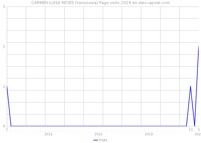 CARMEN LUISA REYES (Venezuela) Page visits 2024 
