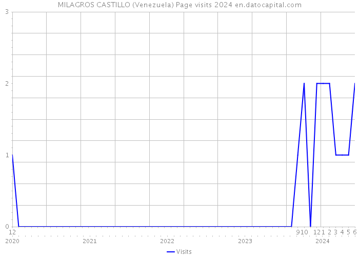 MILAGROS CASTILLO (Venezuela) Page visits 2024 