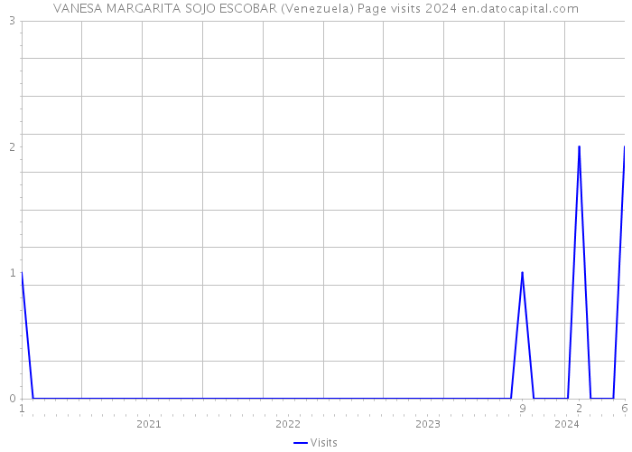 VANESA MARGARITA SOJO ESCOBAR (Venezuela) Page visits 2024 
