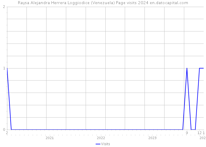 Raysa Alejandra Herrera Loggiodice (Venezuela) Page visits 2024 